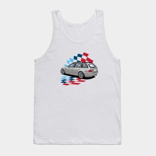 Silverstone Silver Wagon Tank Top